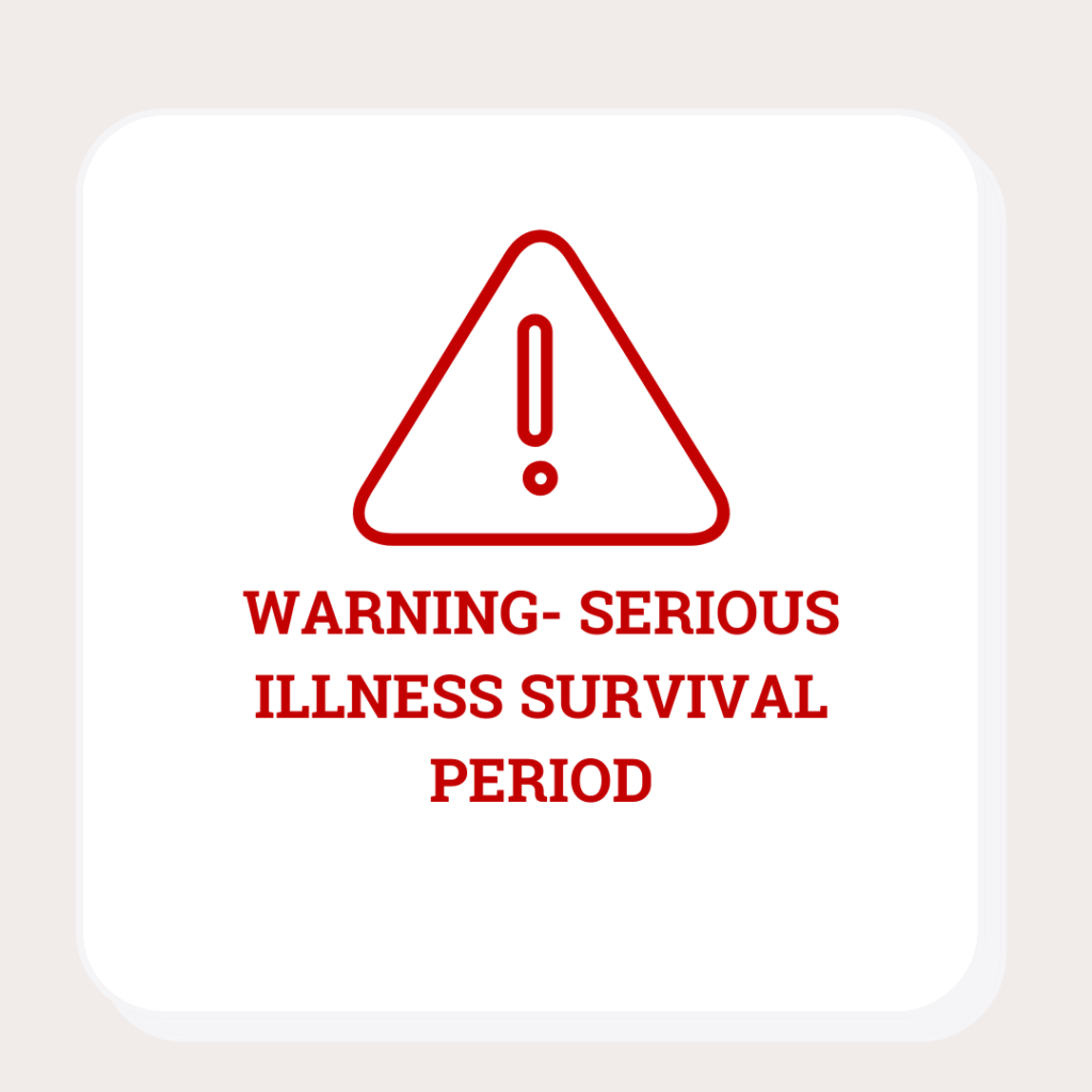 Warning Serious Illness Cover Ireland Survival Period